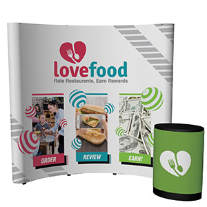 Trade show display package - Pop-up Display with Podium